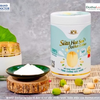 SỮA HẠT SEN dotha Lotus - dinh dưỡng cho giấc ngủ ngon (hũ 250g và 500g)