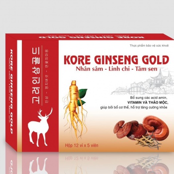 KORE GINSENG GOLD (Nhân sâm-Linh chi-Tâm sen)